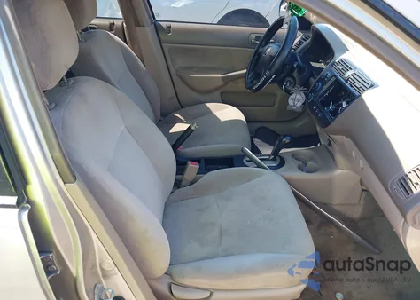 2001 Honda Civic Lx z USA, uszkodzony, nr VIN 1HGES16571L028730